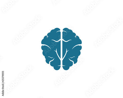 Brain Logo Template vector icon illustration design