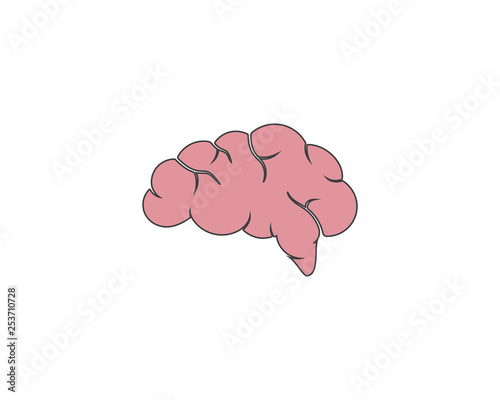 Brain Logo Template vector icon illustration design