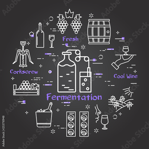 Black banner winemaking - Fermentation