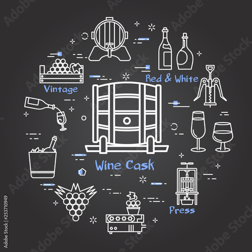 Black banner winemaking - Wine Cask