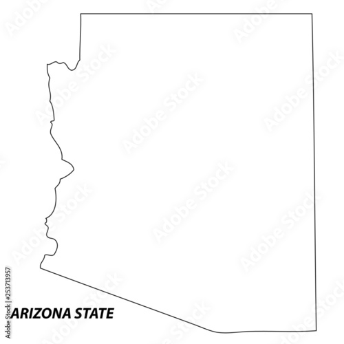 Arizona - map state of USA