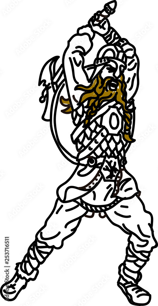 Fototapeta premium Vikingo