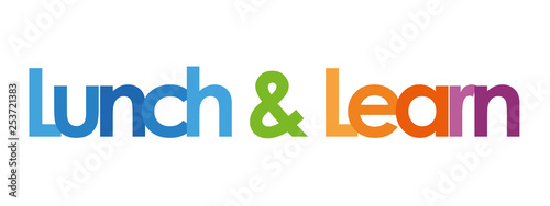 lunch & Learn in white background