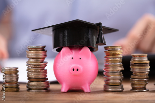 Photos Piggy Bank With Graduation Cap