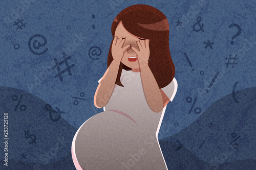 pregnant woman feel depress