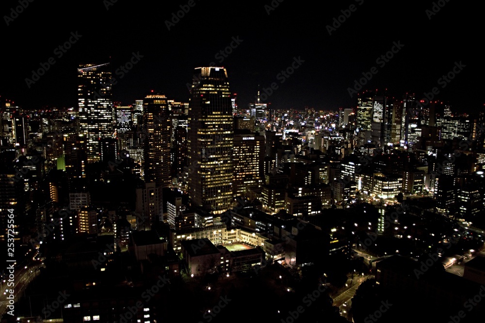 tokyo city at night