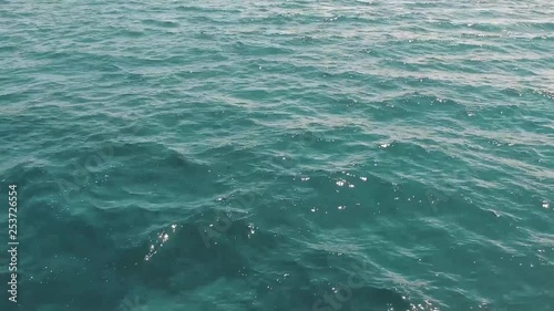 Wallpaper Mural Aerial view of turquoise seawater close to surface Torontodigital.ca