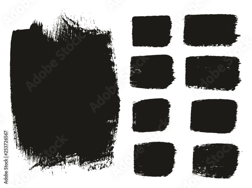 Paint Brush Medium Background & Lines High Detail Abstract Vector Background Mix Set 117