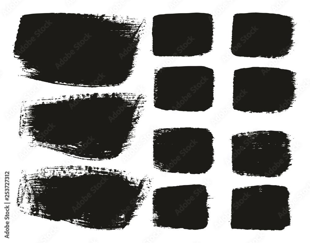 Paint Brush Medium Background & Lines High Detail Abstract Vector Background Mix Set 54