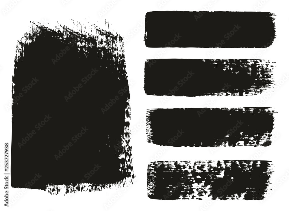 Paint Brush Medium Background & Lines High Detail Abstract Vector Background Mix Set 03