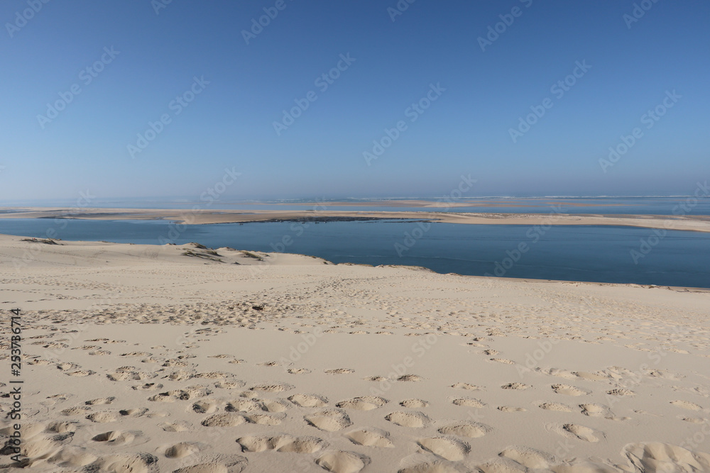 Dune du Pilat, the biggest sand dune in Europe, France pyla sur mer Dune du Pilat, the biggest sand dune in Europe, France pyla sur mer