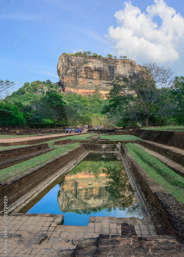 Sigiriya Rock Fortress 5 Century Ruined Castle In Sri  Lanka