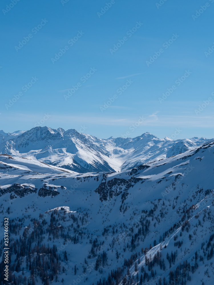 Winterlandschaft in den Bergen