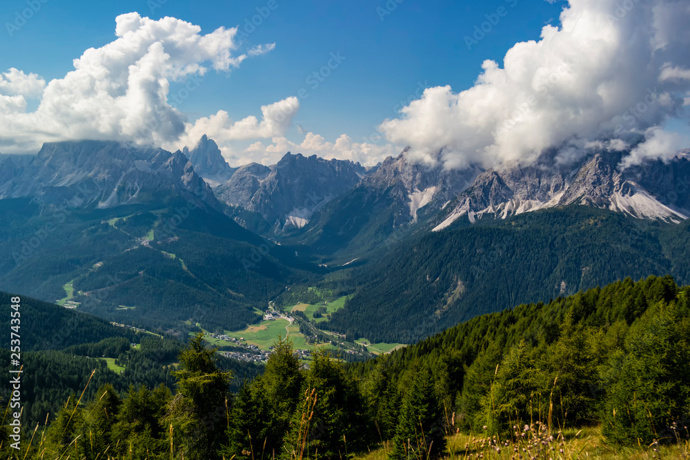 View from Monte Elmo near Sesto, Trentino Alto Adige - Italy