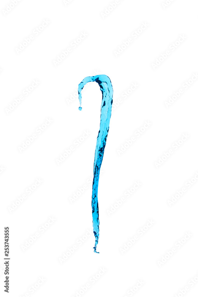 Water splashes isolated on white Water splashes isolated on white