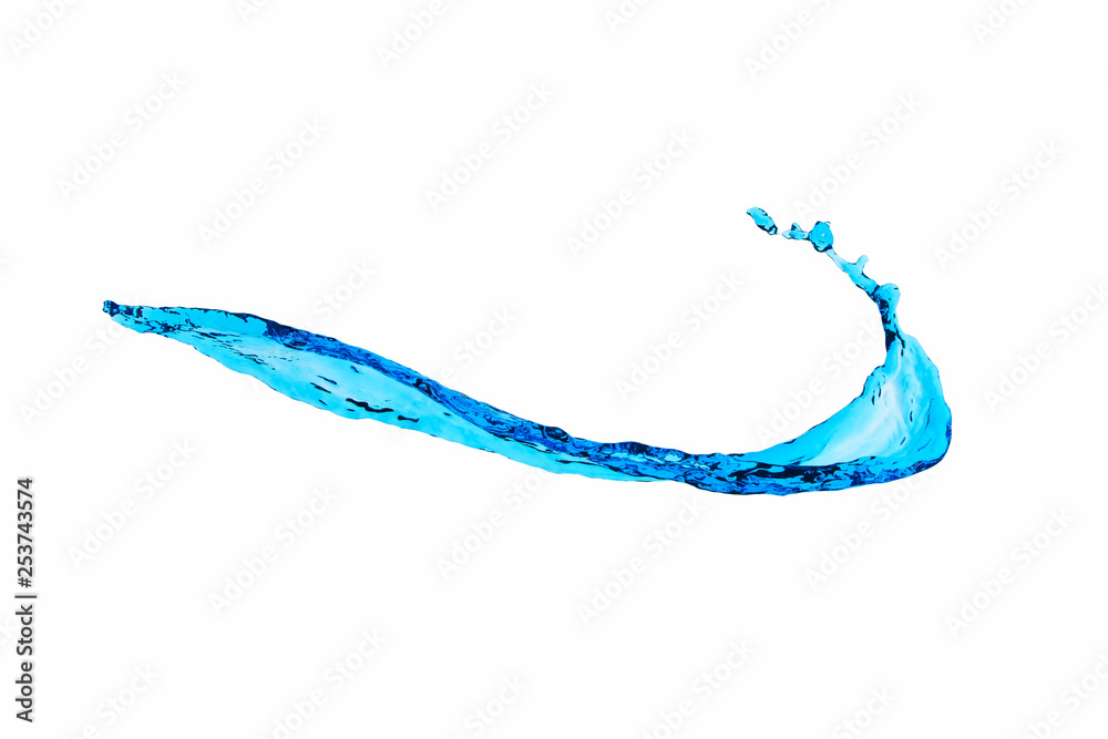 Water splashes isolated on white Water splashes isolated on white