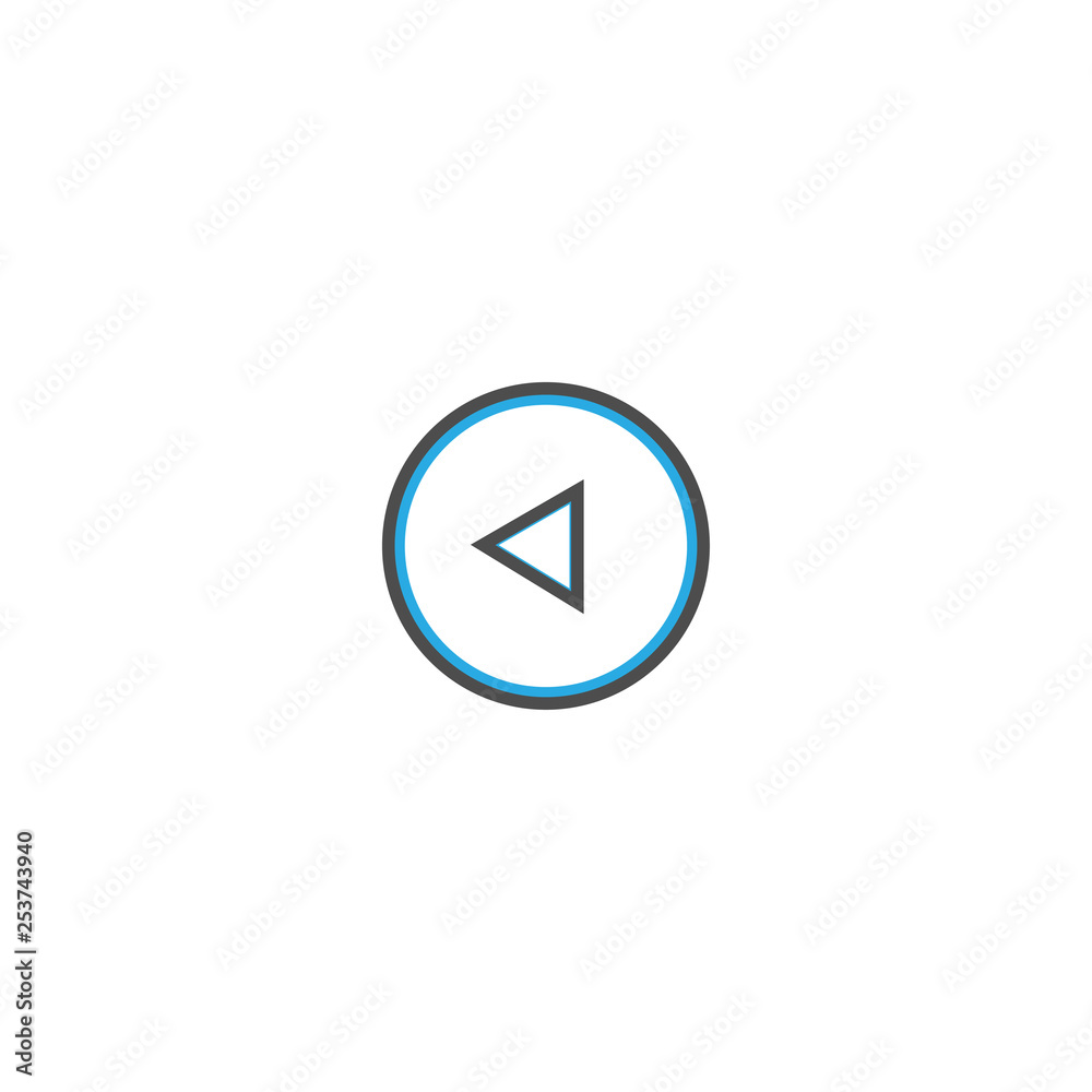 Restart icon design. Essential icon vector illustration Restart icon design. Essential icon vector illustration