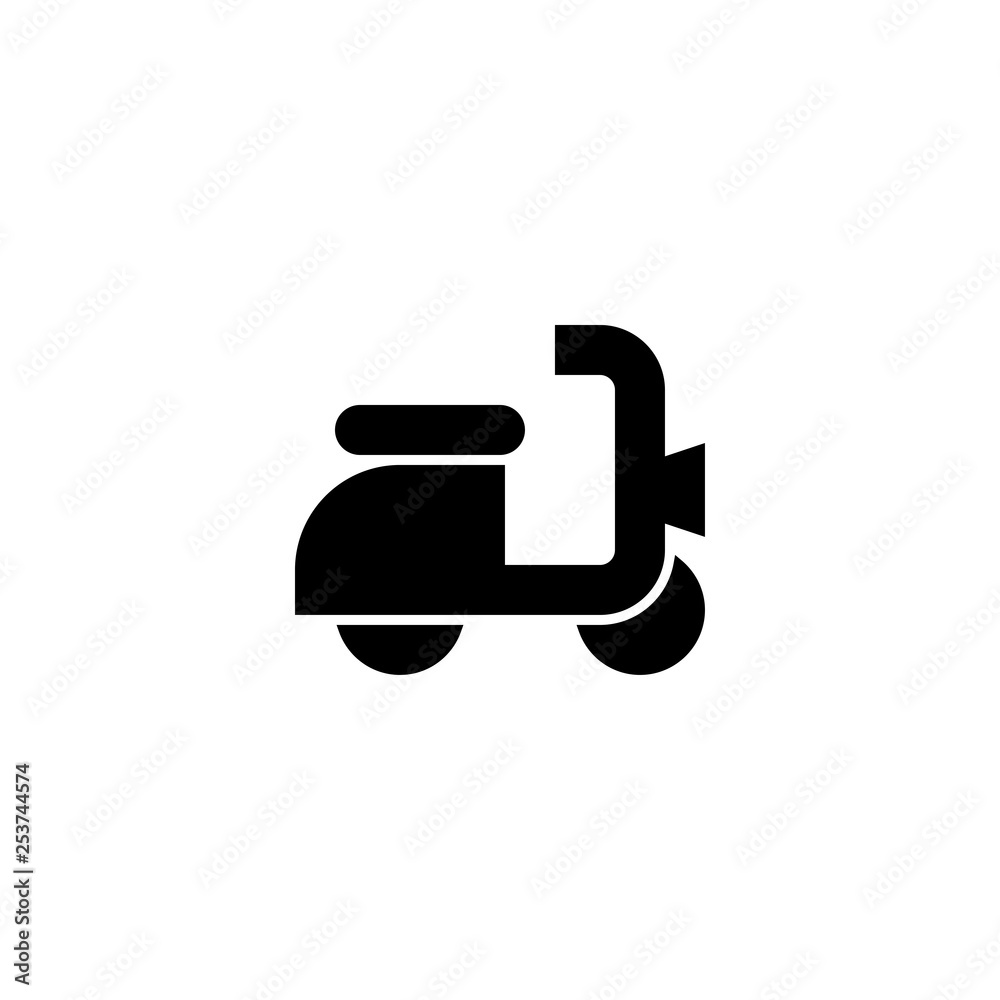 Motorcycle icon. Shipping sign Motorcycle icon. Shipping sign