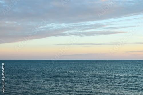 sea water twilight view from the beach © yalo173