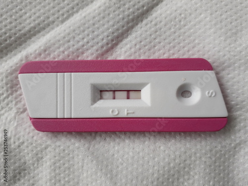 pregnancy test with positive result