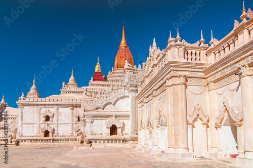 Ananda temple , Beautiful temple in Bagan , Myanmar.