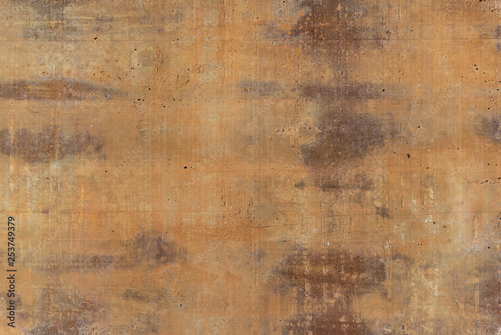 Worn brown wall with texture