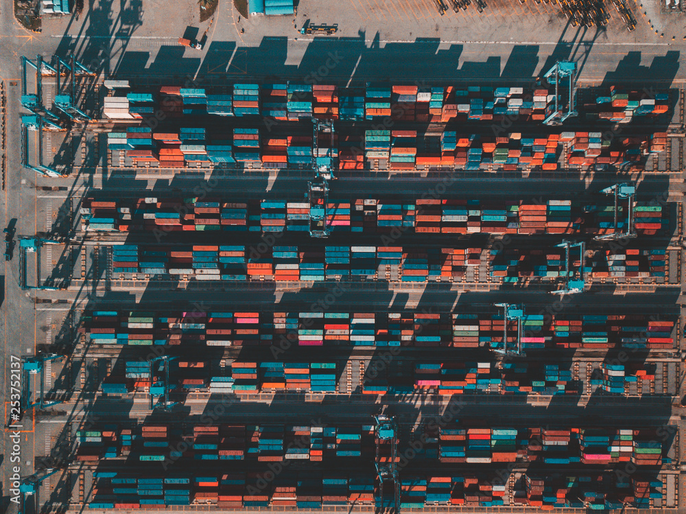 Containers In Storage in Port 