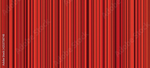 seamless curtain red