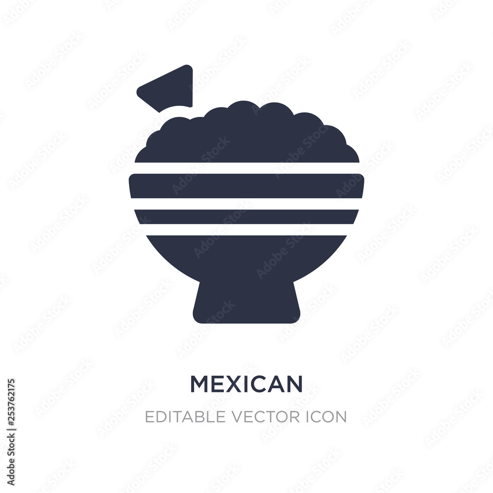 mexican icon on white background. Simple element illustration from Food concept. mexican icon on white background. Simple element illustration from Food concept.