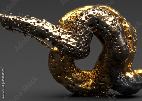 Liquid gold and black series