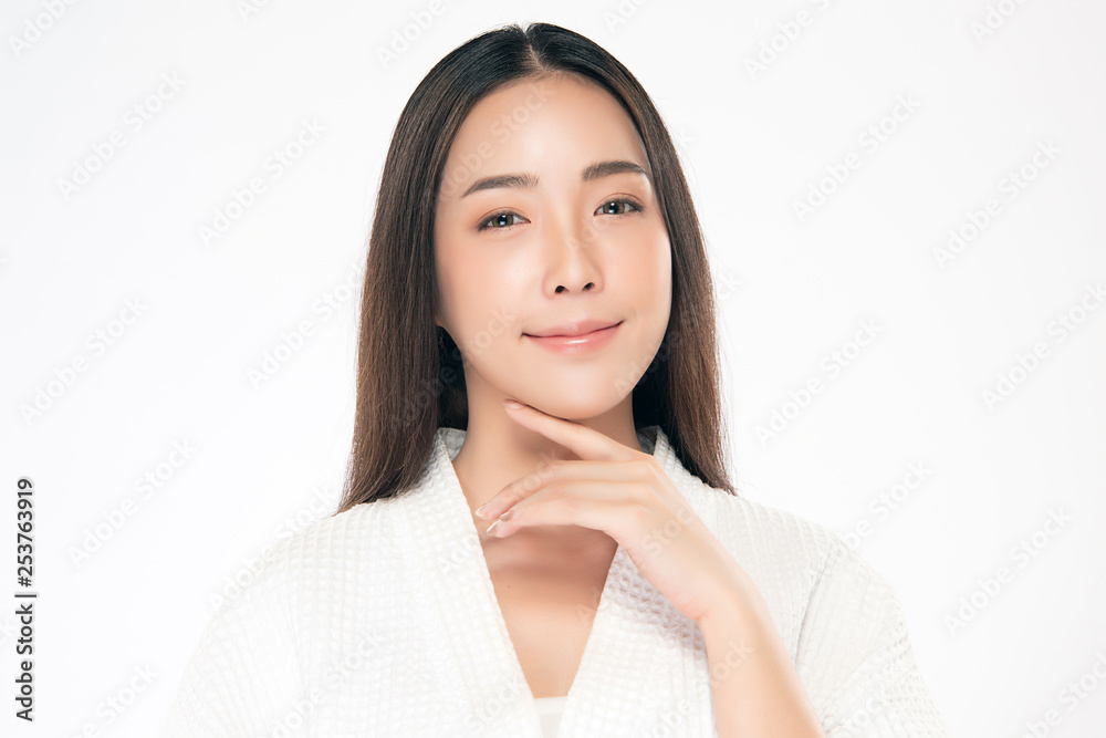 Beautiful Young asian Woman with Clean Fresh Skin Beautiful Young asian Woman with Clean Fresh Skin