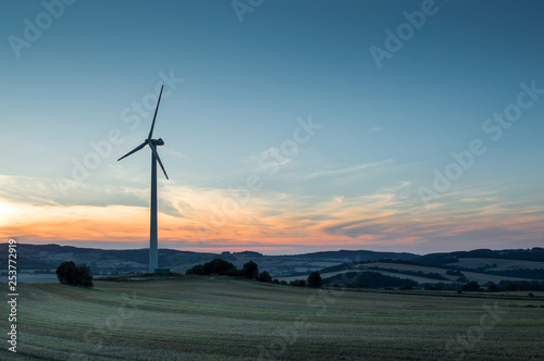 Wind Turbine near Bolkow/Lower Silesia/Poland