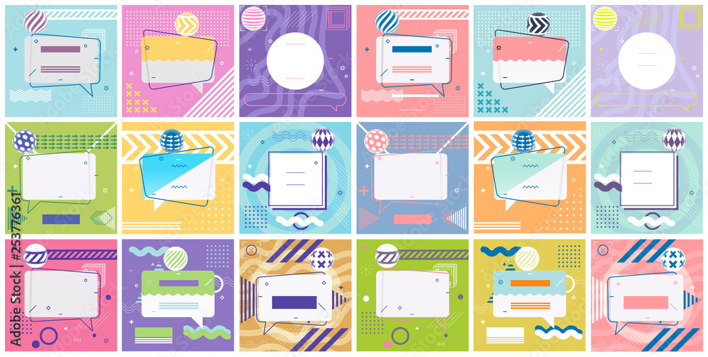 Modern Promotion Square Web Banners Modern Promotion Square Web Banners