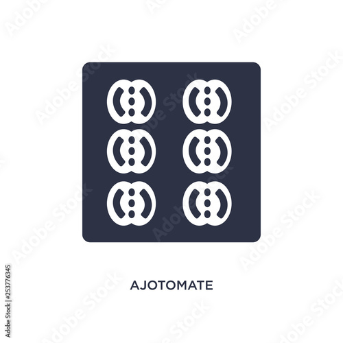 ajotomate icon on white background. Simple element illustration from culture concept.
