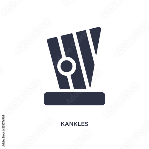 kankles icon on white background. Simple element illustration from culture concept.