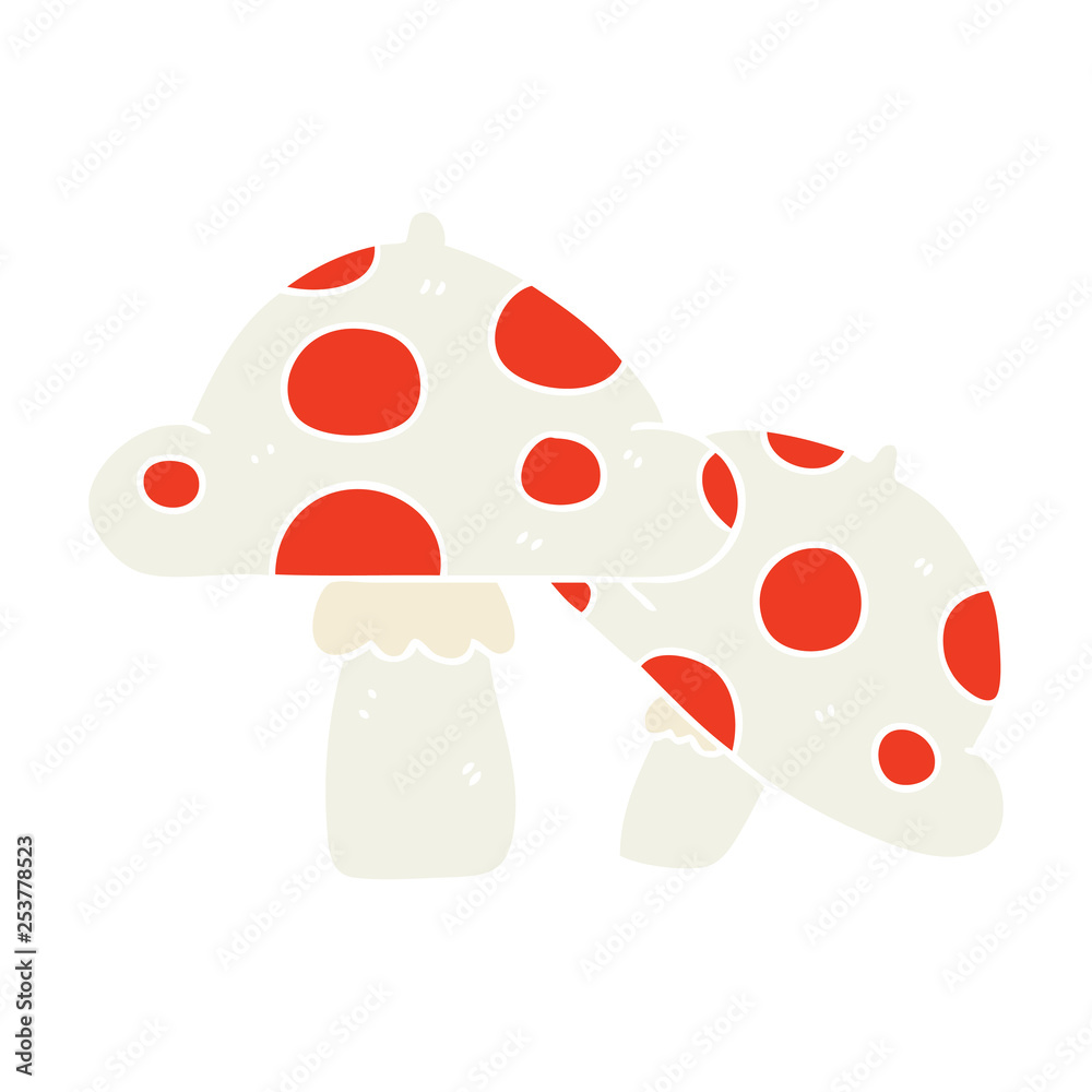 quirky hand drawn cartoon toadstools quirky hand drawn cartoon toadstools