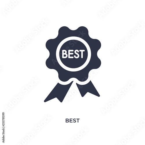 best icon on white background. Simple element illustration from fashion and commerce concept.