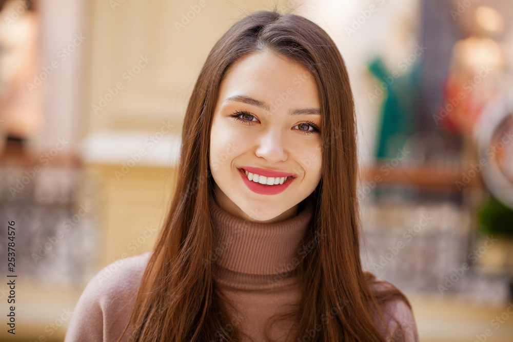 © Andrey_Arkusha - Happy beautiful brunette woman © Andrey_Arkusha - Happy beautiful brunette woman