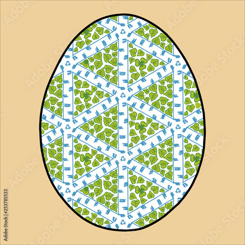 Easter egg joy holiday color