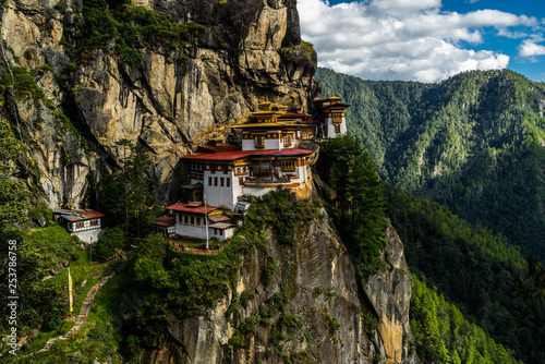 bhutan tiger nest monastery landscape wonder Taktsang  photo