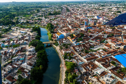 Aerial view of Sancti Spiritus city, Cuba