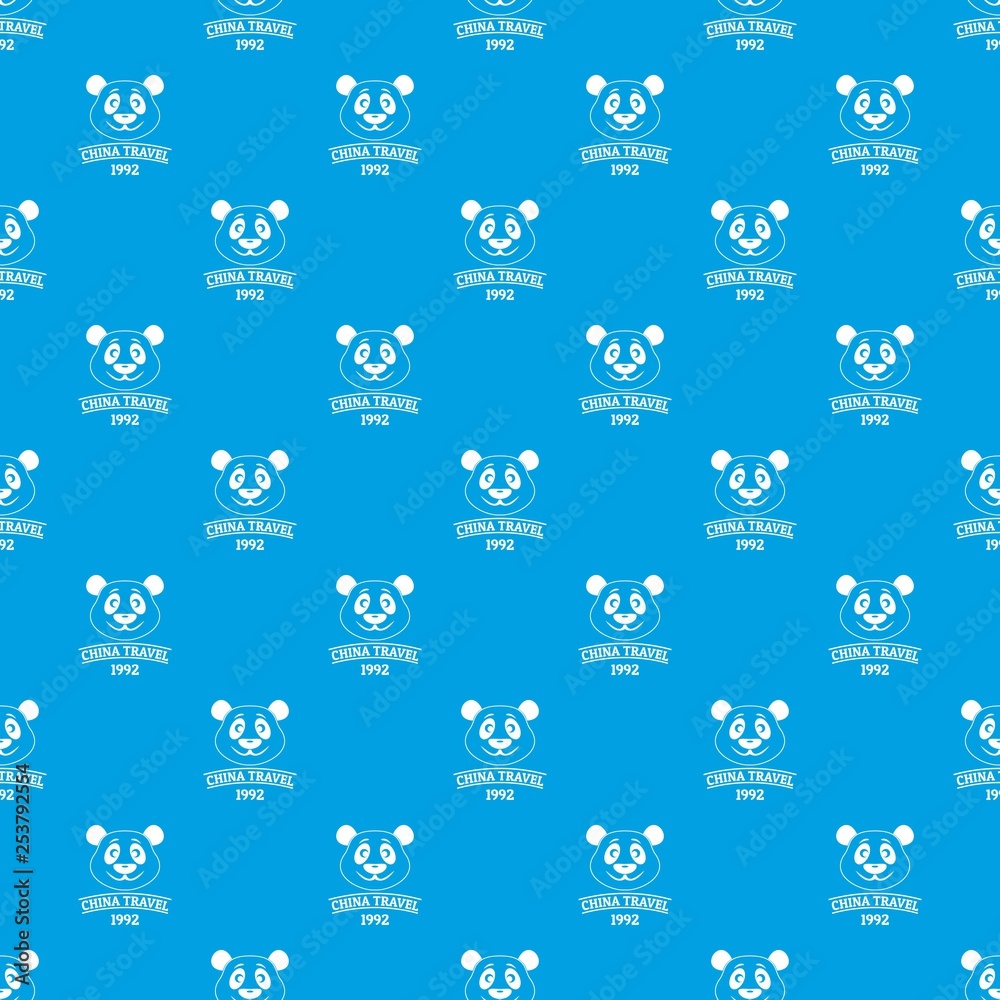 China animal pattern vector seamless blue repeat for any use China animal pattern vector seamless blue repeat for any use