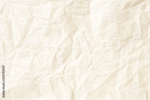 Old brown crumpled paper background texture