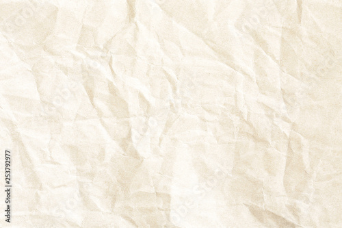 Old brown crumpled paper background texture