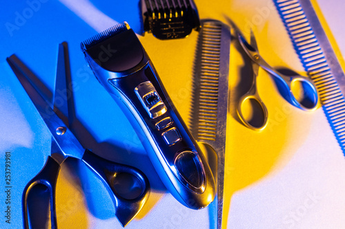 The concept of men's shavin...