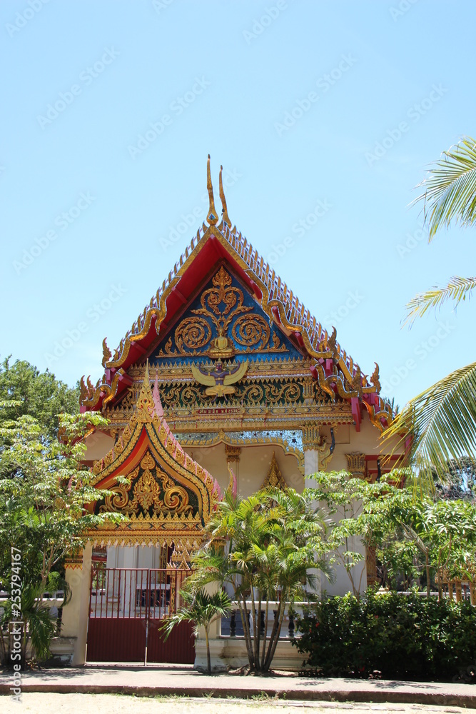 asiatischer Tempel in Thailand