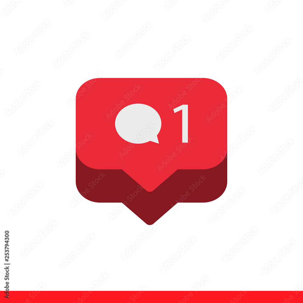 Comment isometric vector icon, social media emotion symbol. Simple, flat design for web or mobile app Comment isometric vector icon, social media emotion symbol. Simple, flat design for web or mobile app