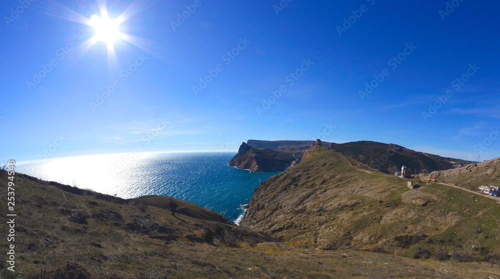 custom made wallpaper toronto digitalBlue sky over Balaclava.