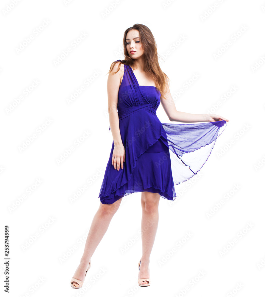 Portrait young beautiful brunette woman Portrait young beautiful brunette woman