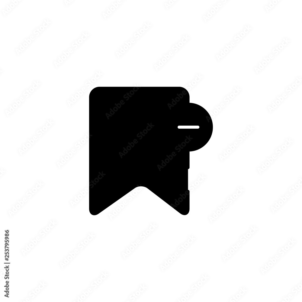Bookmark icon. Save view sign.